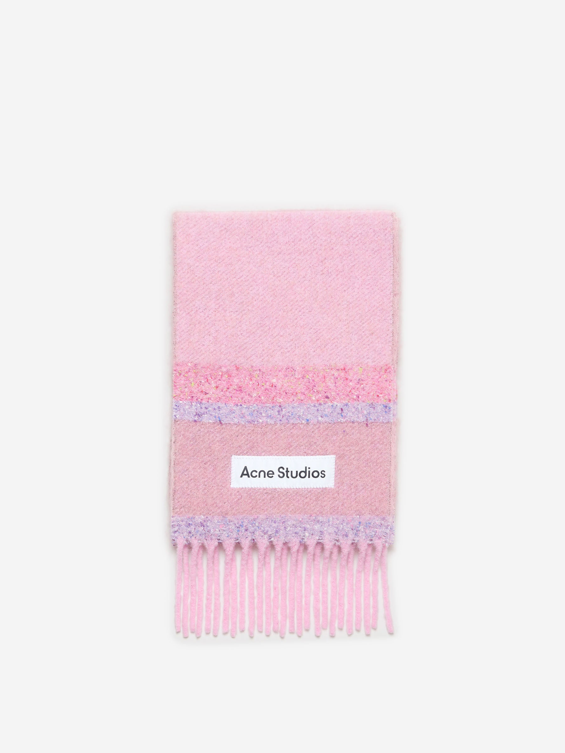 Acne Studios Mujer Barcelona Bufanda Alpaca Motivo Rayas color Rosa sku 840-000772 01 - Foto 1