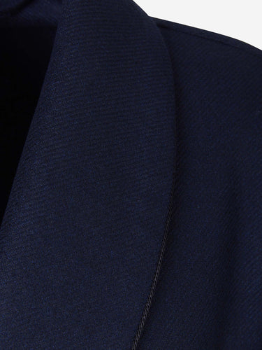 Santa Eulalia Hombre Barcelona Bata Lana Y Cashmere color Azul Noche sku 440-000076 01 - Foto 3
