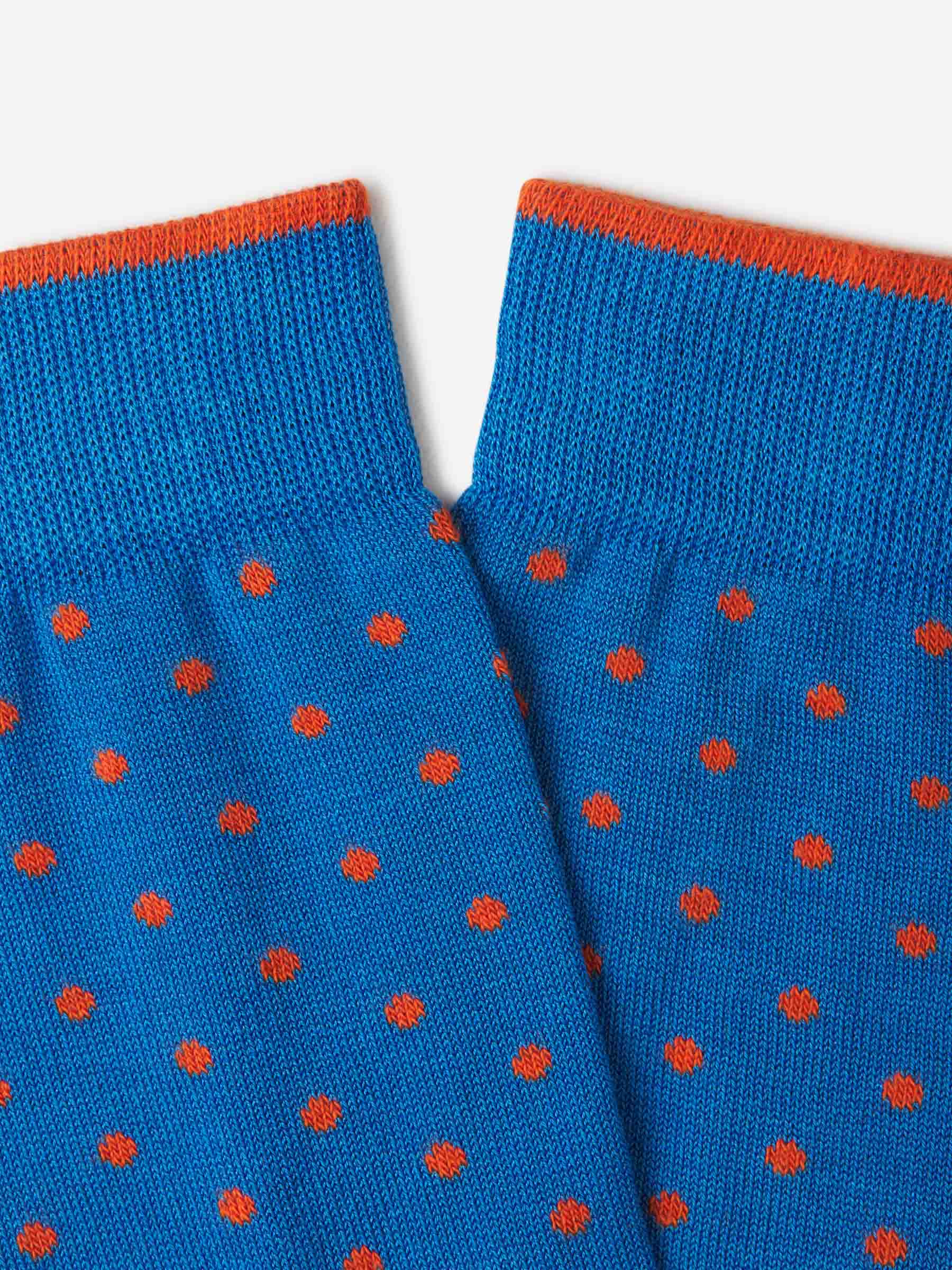 Gallo Calcetines Motivo Lunares color Azul sku 642-000491 02 - Foto 2