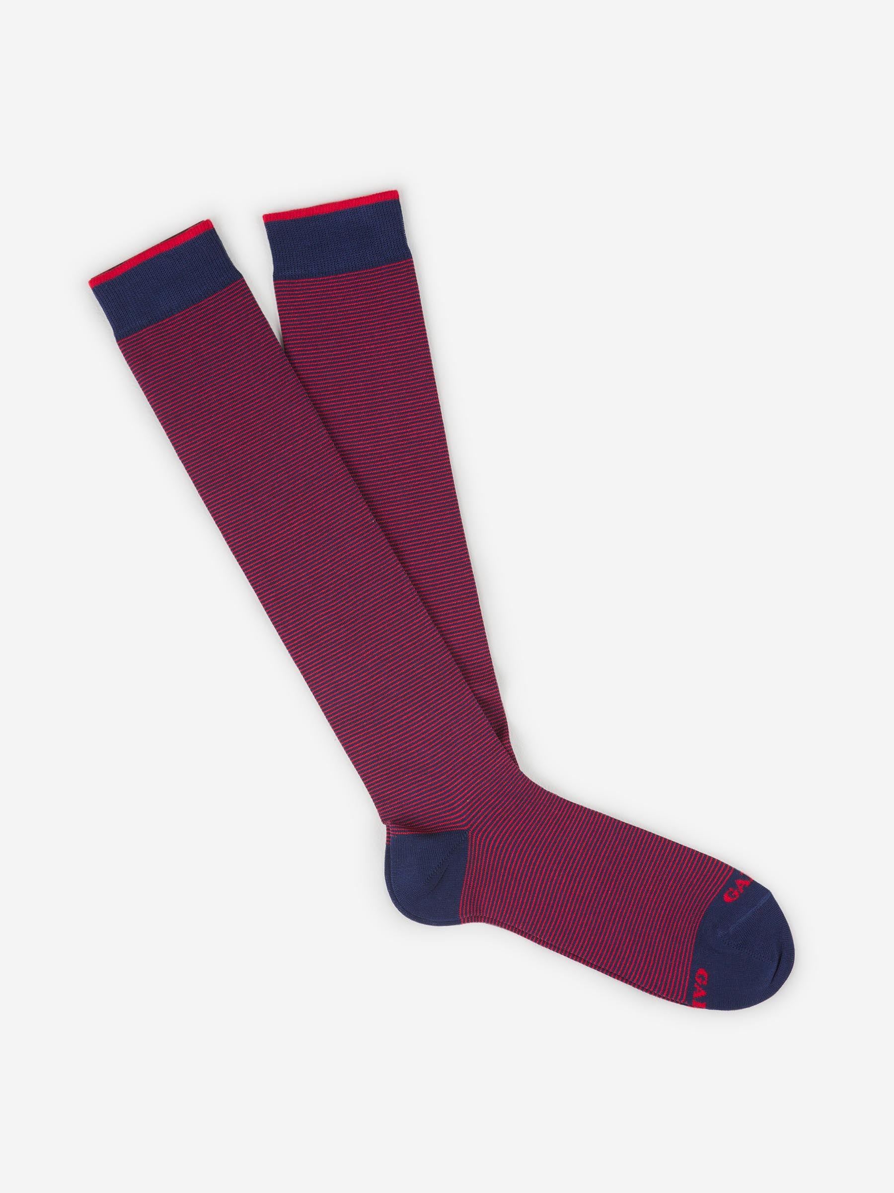 Gallo Hombre Barcelona Calcetines Motivo Rayas color Rojo sku 642-000431 02 - Foto 1