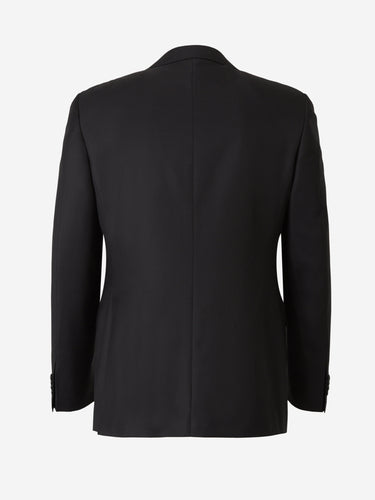 Canali Hombre Barcelona Traje Recto Lana color Negro sku 311-000337 02 - Foto 2