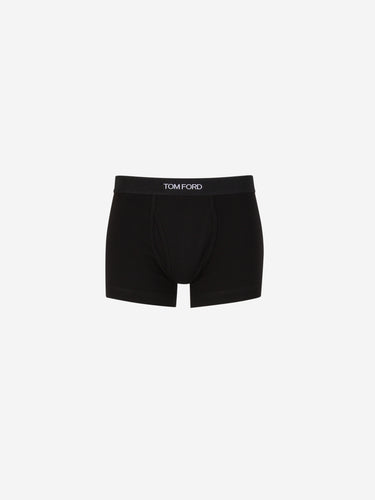 Tom Ford Hombre Barcelona Boxer Algodón Logo color Negro sku 652-000099 01 - Foto 1