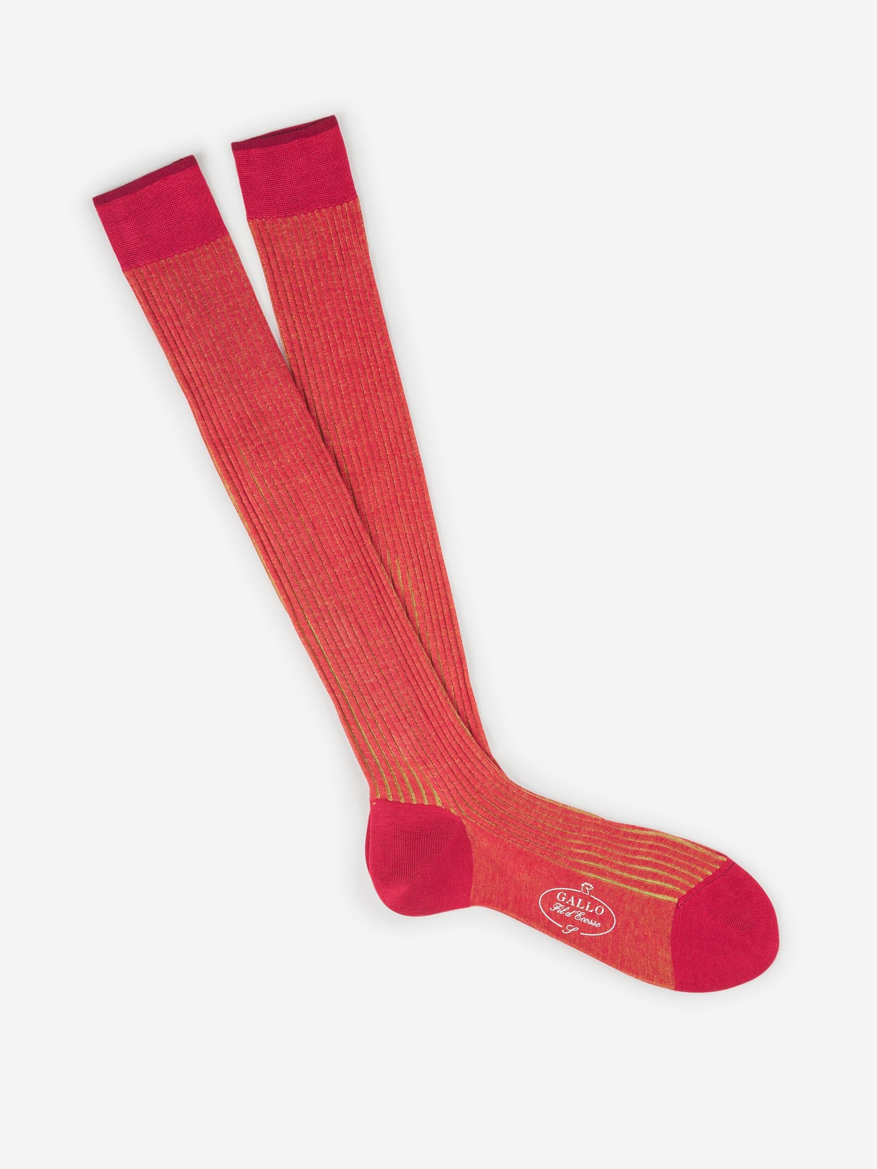 Gallo Hombre Barcelona Calcetines Motivo Rayas color Naranja sku 642-000428 03 - Foto 1