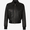 Ami Paris Hombre Barcelona Chaqueta Bomber Piel color Negro sku 511-000619 01 - Foto 1