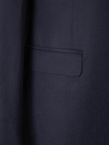 Canali Hombre Barcelona Traje de Lino y Seda color Azul Marino sku 311-000334 03 - Foto 4