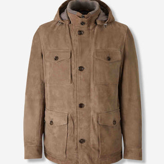Santa Eulalia Hombre Barcelona Chaqueta Piel Ante color Marrón sku 501-000261 01 - Foto 1