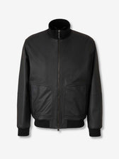 Canali Hombre Barcelona Chaqueta Piel Bomber color Negro sku 501-000265 01 - Foto 1