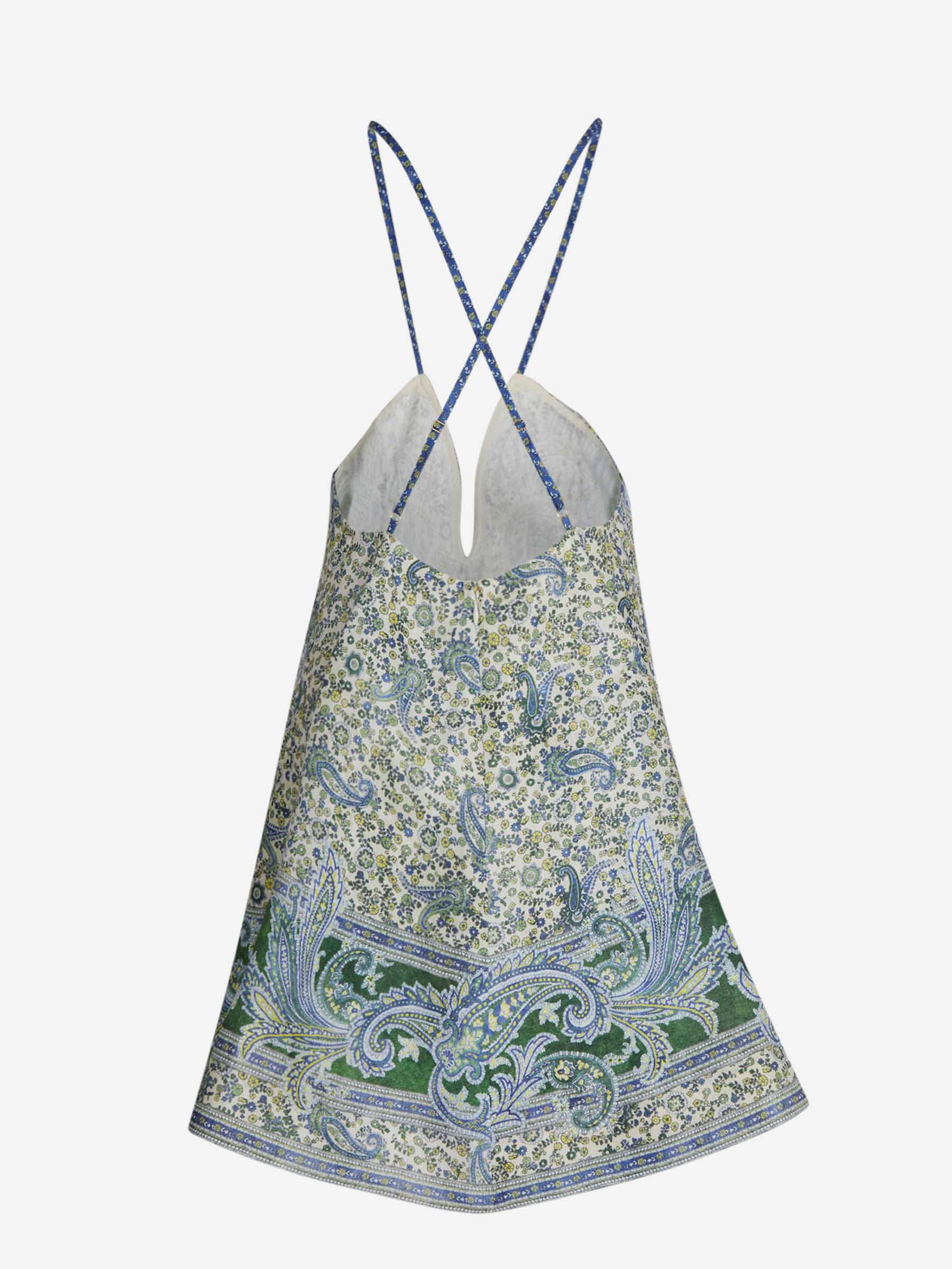 Zimmermann Zimmermann Ottie Paisley Mini Dress in Barcelona or Shop Online Mujer 731-005940 01 Zimmermann Zimmermann Ottie Paisley Mini Dress in Barcelona or Shop Online Mujer 731-005940 01