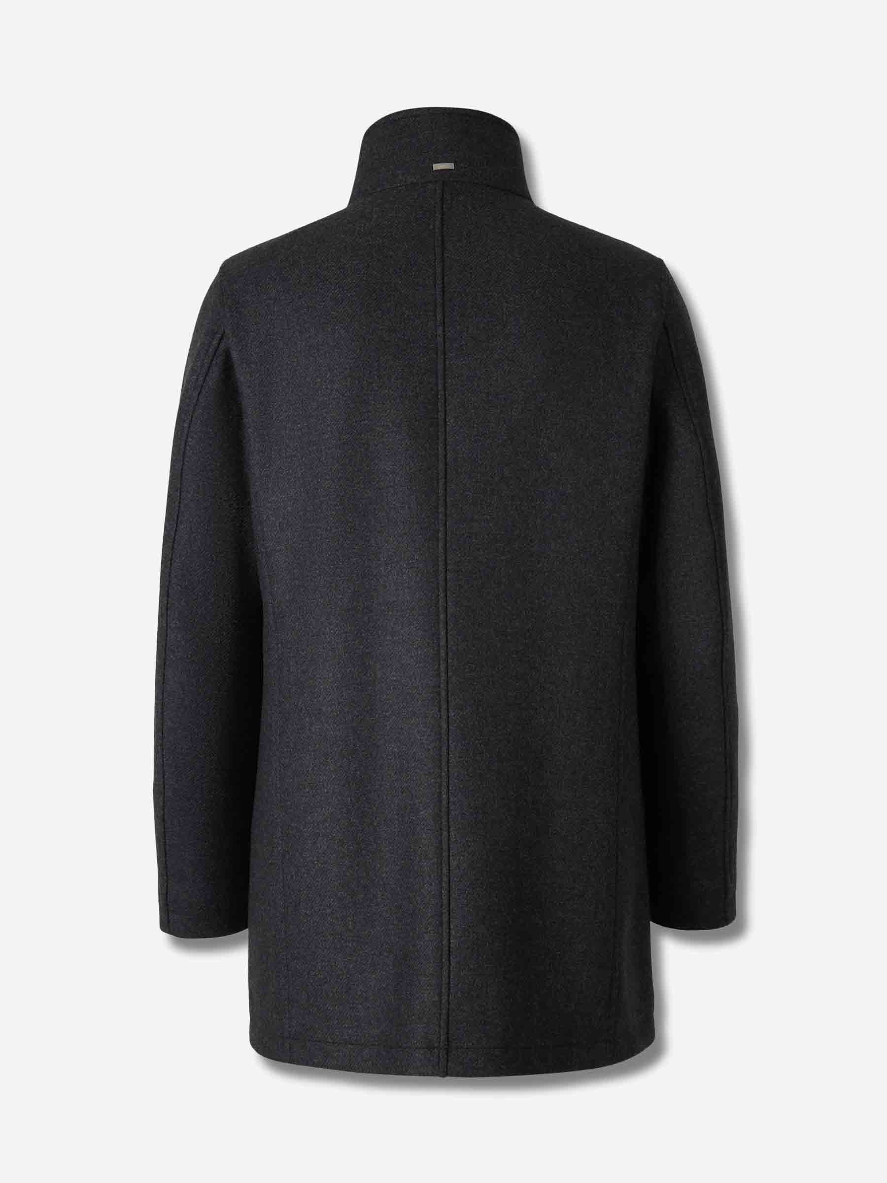 Herno Hombre Barcelona Abrigo Largo Lana color Gris Antracita sku 502-001630 01 - Foto 2