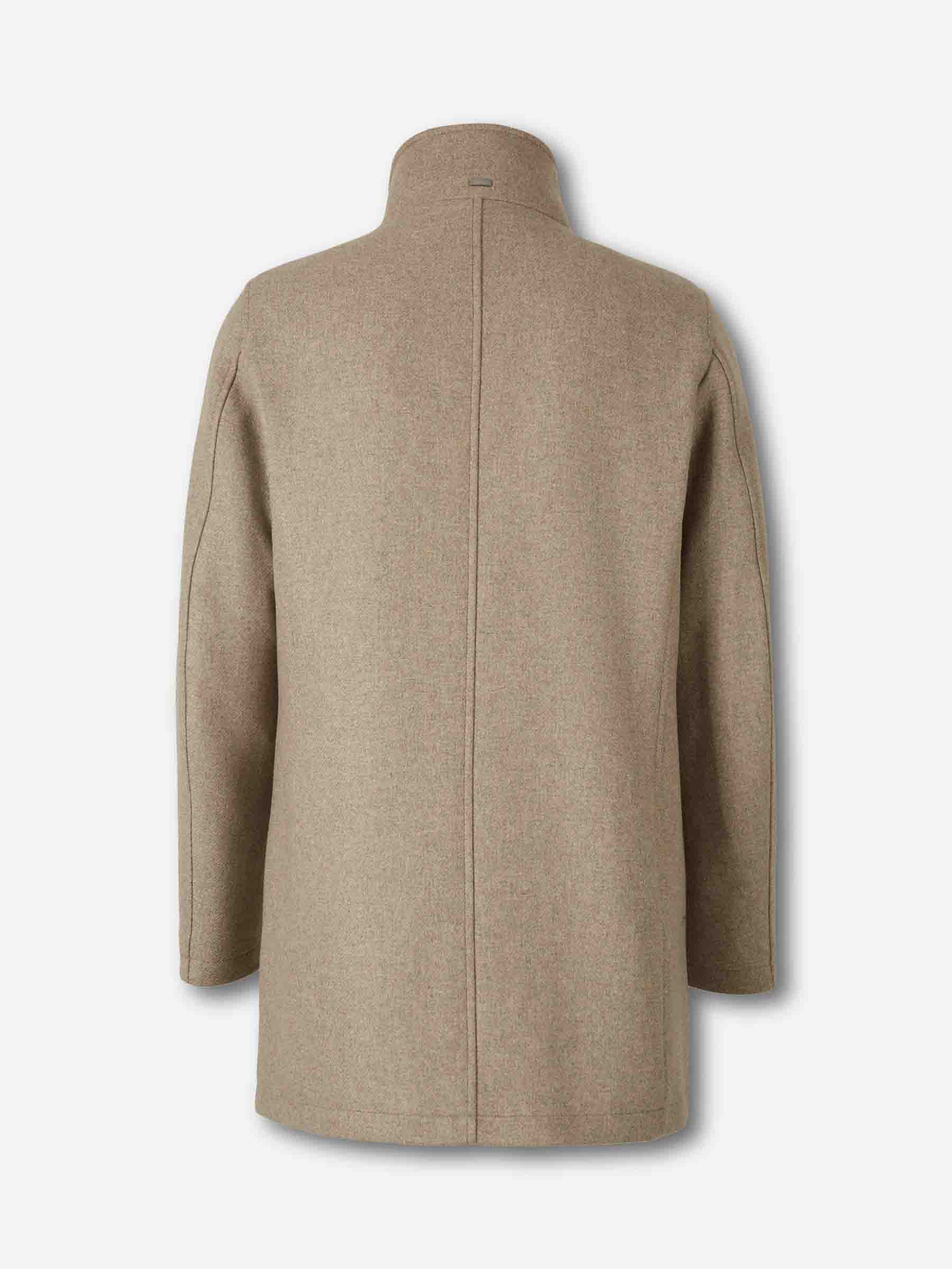 Herno Hombre Barcelona Abrigo Largo Lana color Taupe sku 502-001630 02 - Foto 2
