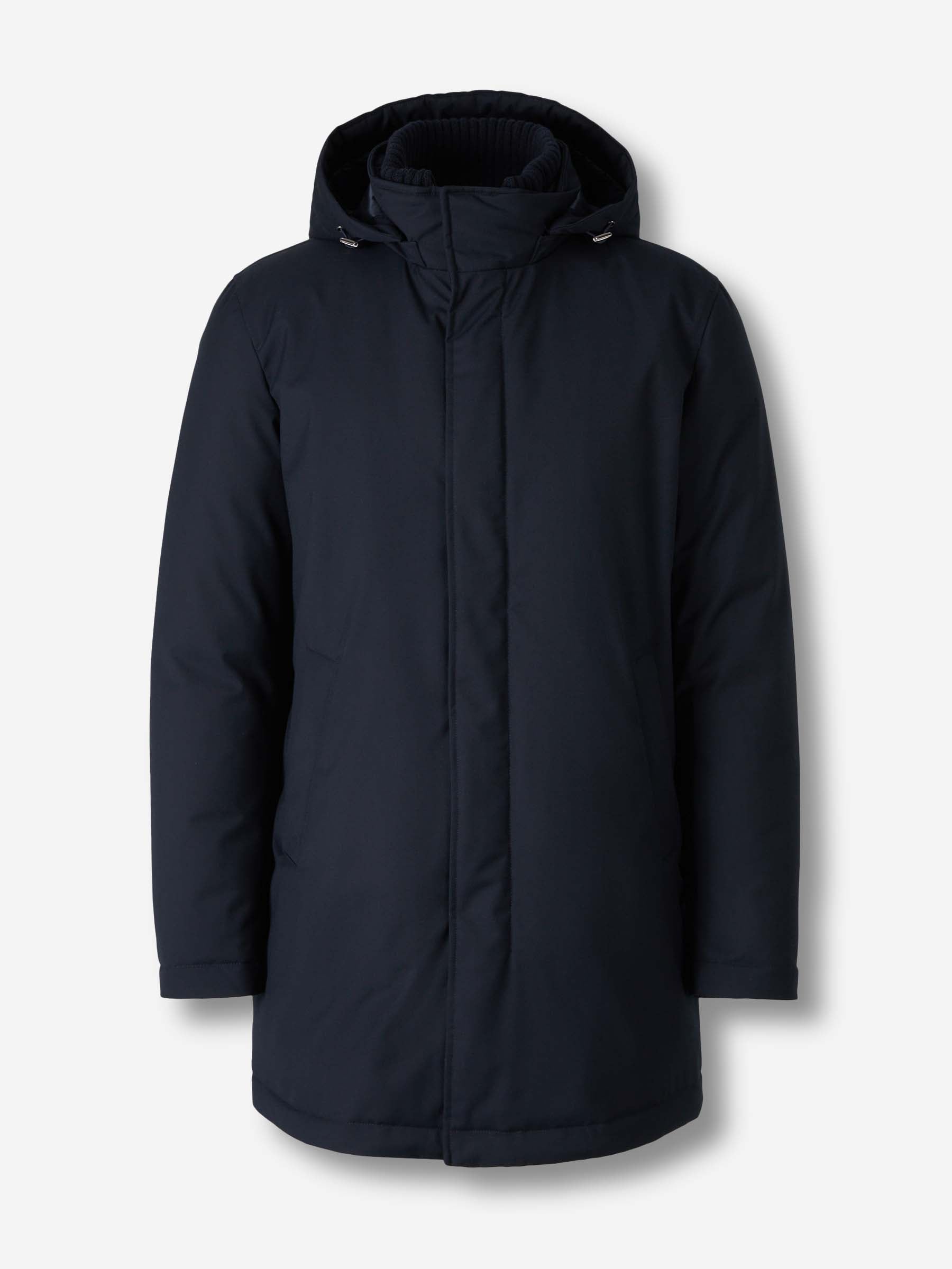 Herno Hombre Barcelona Plumífero Largo Técnico color Azul Noche sku 502-001632 01 - Foto 1