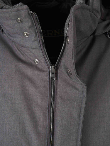 Herno Hombre Barcelona Abrigo Largo Capucha color Gris Antracita sku 502-001632 02 - Foto 3