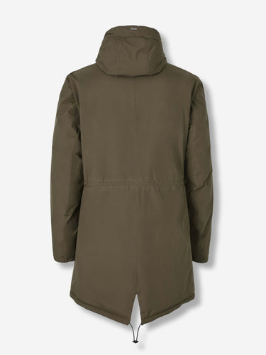 Herno Hombre Barcelona Parka Cortavientos color Verde Militar sku 502-001634 01 - Foto 2
