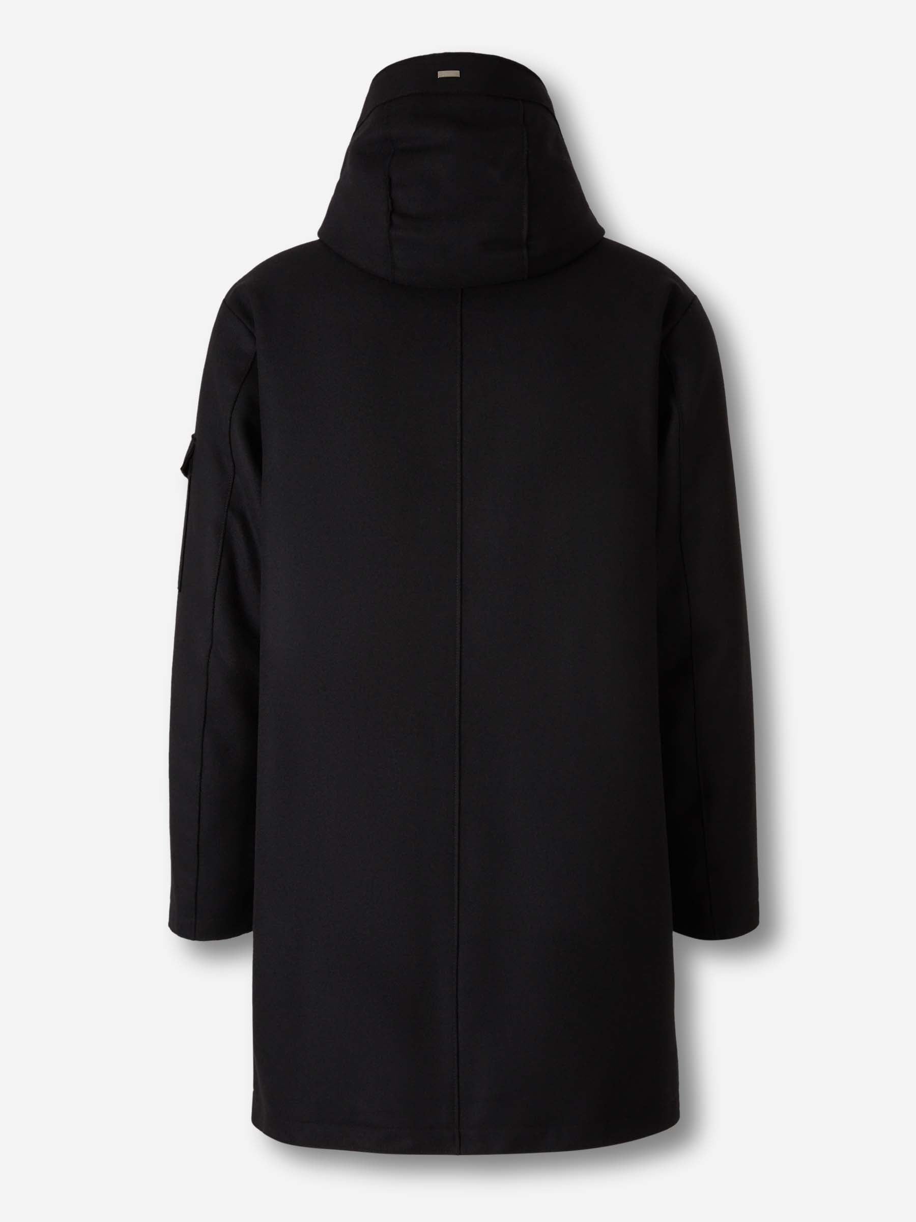 Herno Hombre Barcelona Abrigo Largo Lana color Negro sku 502-001637 01 - Foto 2