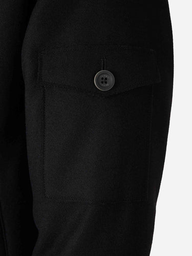 Herno Hombre Barcelona Abrigo Largo Lana color Negro sku 502-001637 01 - Foto 4