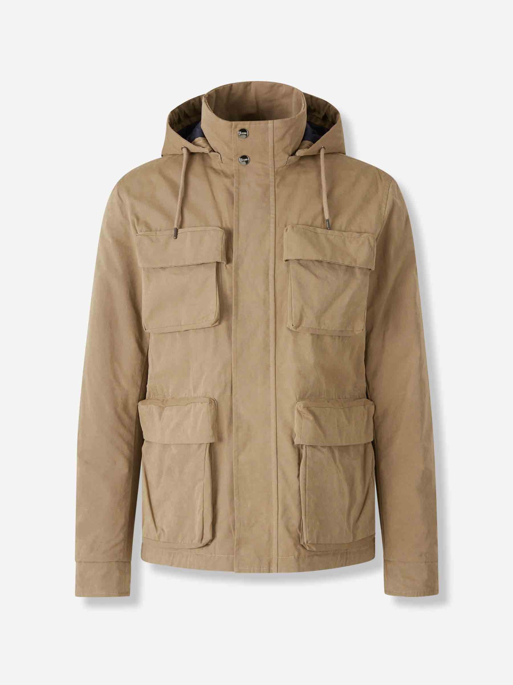 Herno Hombre Barcelona Chaqueta Casual Bolsillos color Taupe sku 502-001640 01 - Foto 1