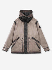 Stone Island Hombre Barcelona Parka Capucha Prismatico color Gris Piedra sku 502-001643 01 - Foto 1