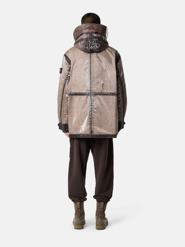 Stone Island Hombre Barcelona Parka Capucha Prismatico color Gris Piedra sku 502-001643 01 - Foto 3