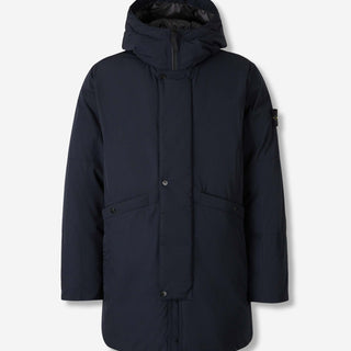 Stone Island Hombre Barcelona Plumífero Largo Capucha color Azul Noche sku 502-001645 01 - Foto 1