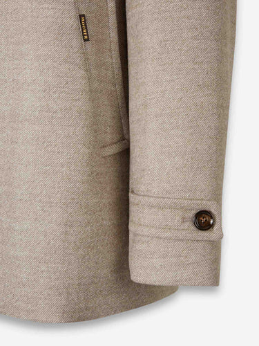 Moorer Hombre Barcelona Abrigo Corto Eligio color Taupe sku 502-001647 01 - Foto 5