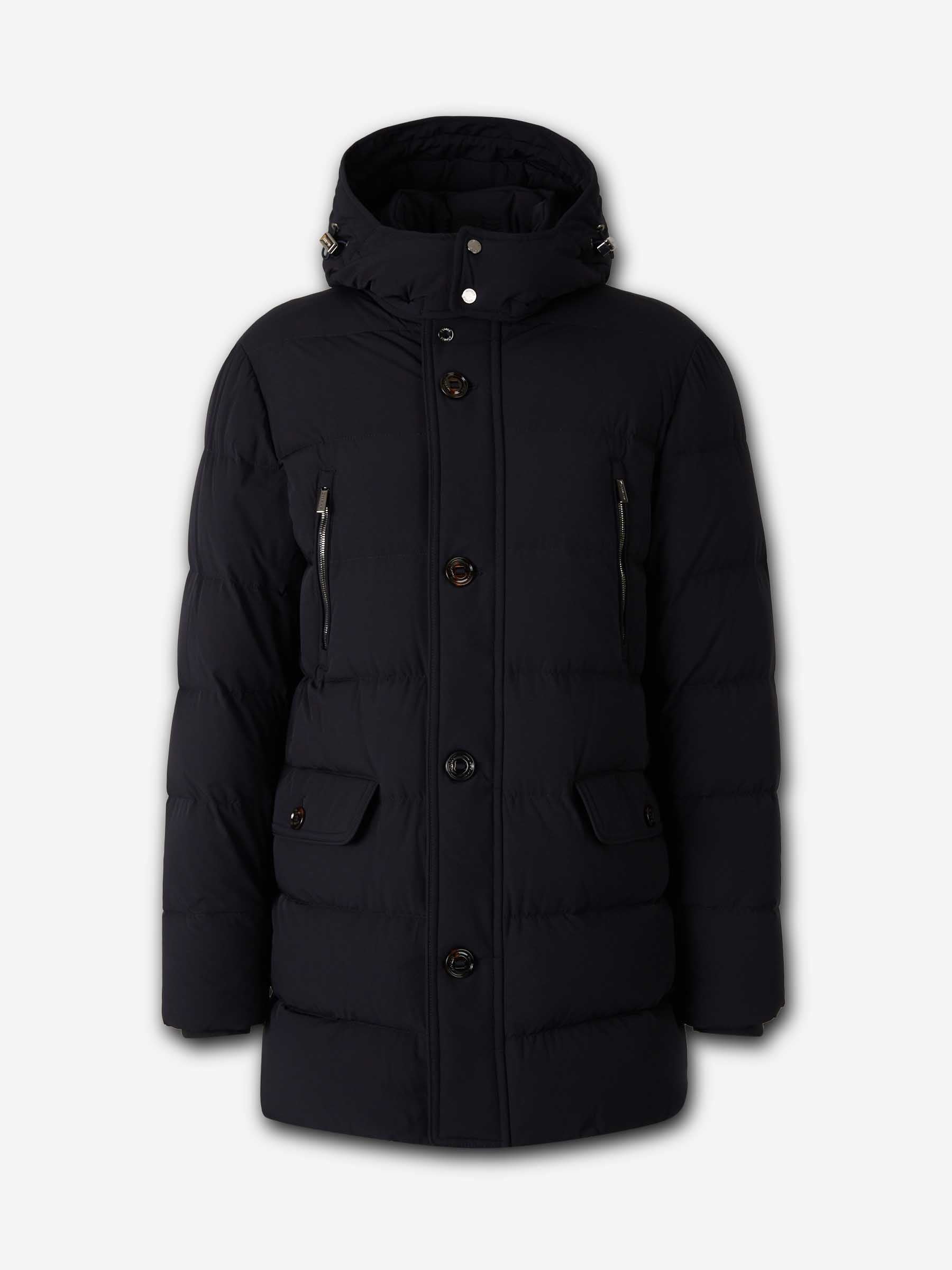 Moorer Hombre Barcelona Plumífero Largo Gorner color Negro sku 502-001648 01 - Foto 1