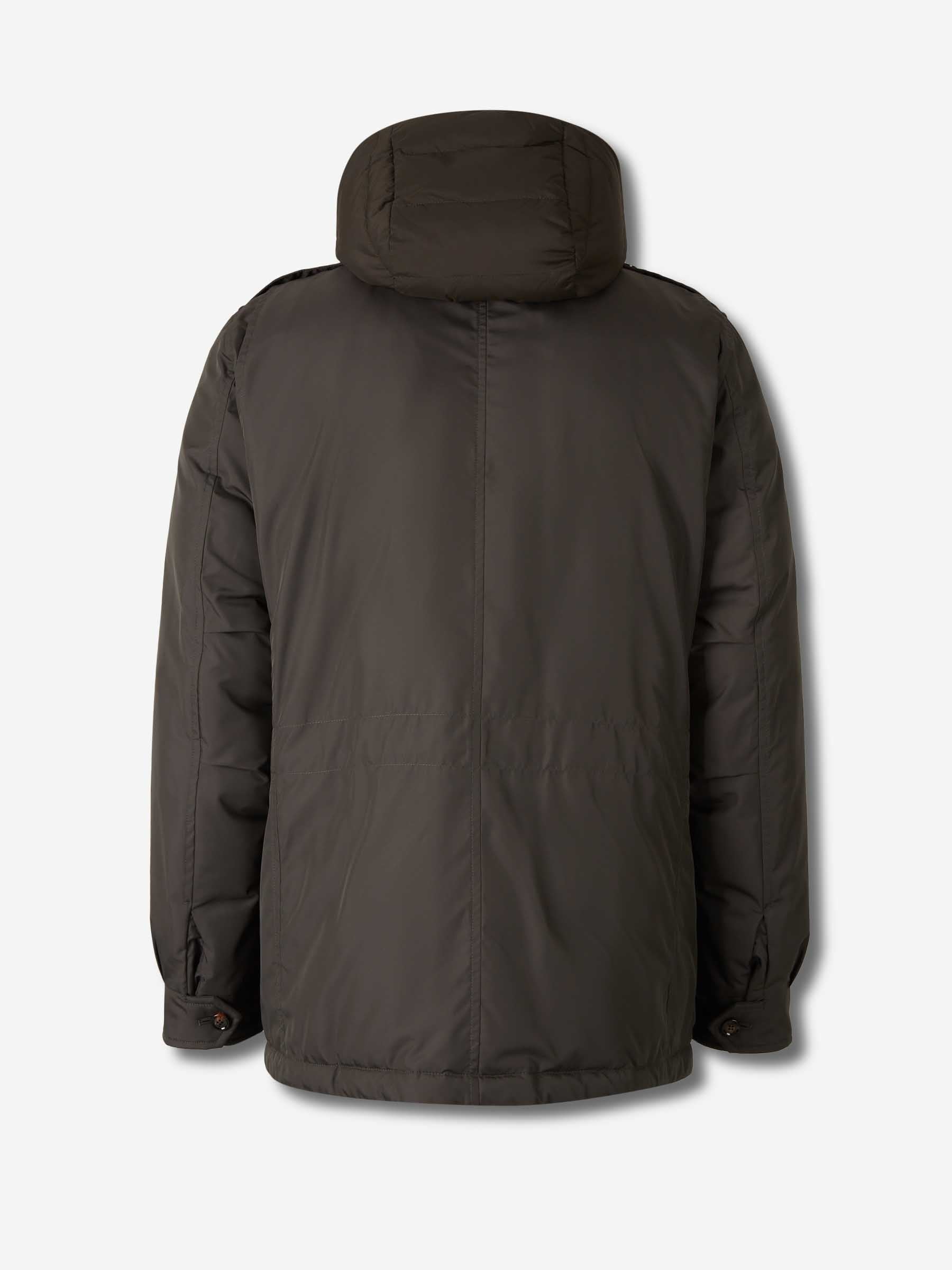 Moorer Hombre Barcelona Plumífero Sahariana Isac color Verde Oscuro sku 502-001650 01 - Foto 2