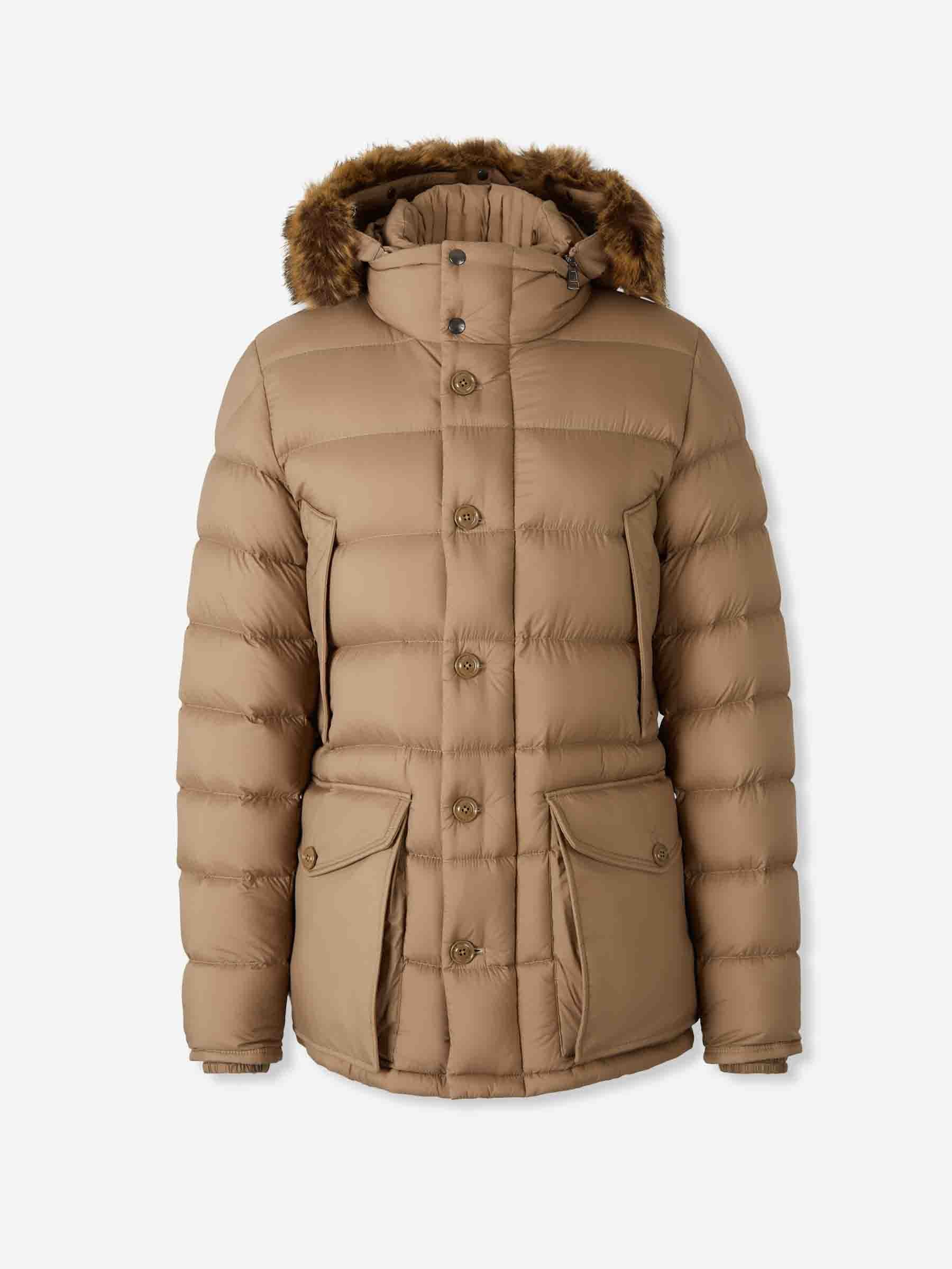 Moncler Hombre Barcelona Plumífero Largo Clunye color Camel sku 502-001654 01 - Foto 1