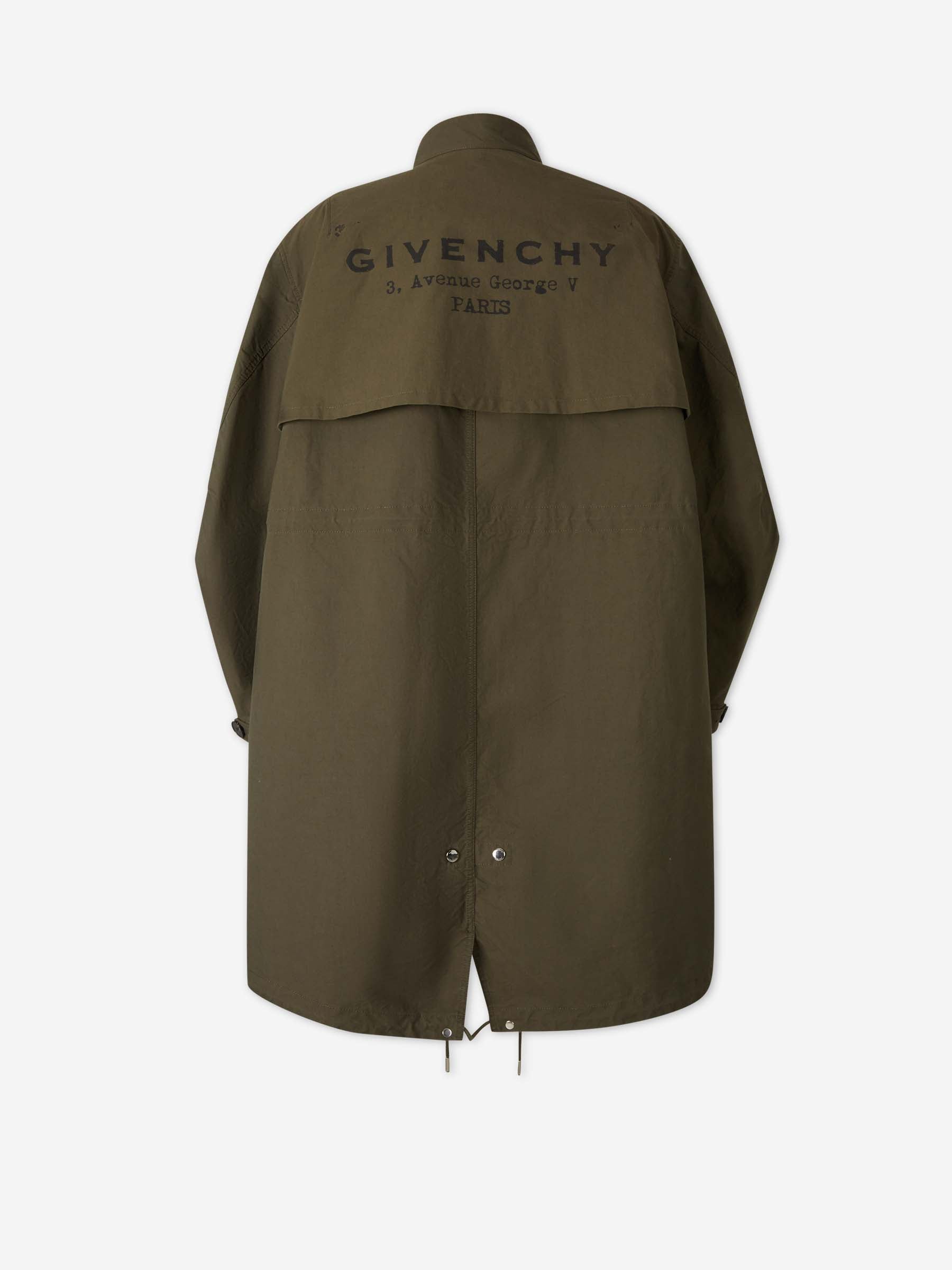 Givenchy Hombre Barcelona Parka Larga Estampado color Verde Militar sku 502-001656 01 - Foto 2