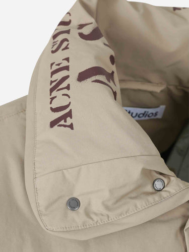 Acne Studios Hombre Barcelona Plumífero Largo Técnico color Camel sku 502-001657 01 - Foto 3