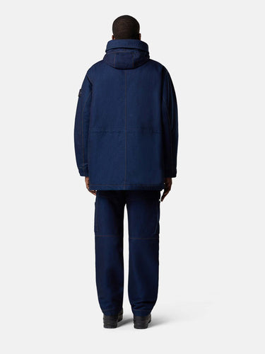 Stone Island Denim Hombre Barcelona Parka Denim Técnica color Azul Denim Oscuro sku 502-001660 01 - Foto 3