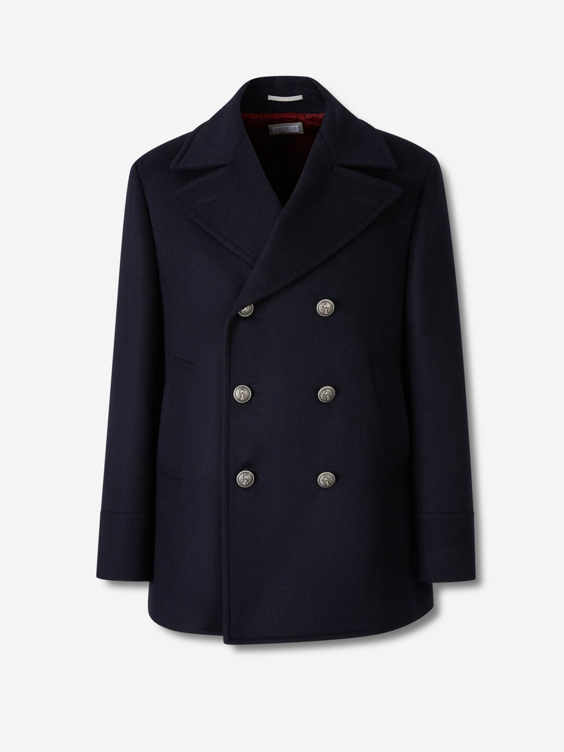 Brunello Cucinelli Hombre Barcelona Abrigo Largo Cruzado color Azul Noche sku 502-001662 01 - Foto 1