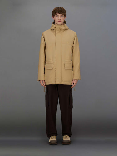 Laminar Hombre Barcelona Parka Organic Tech color Camel sku 502-001663 01 - Foto 2