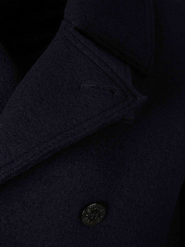 Stone Island Hombre Barcelona Abrigo Corto Lana color Azul Noche sku 502-001668 01 - Foto 4