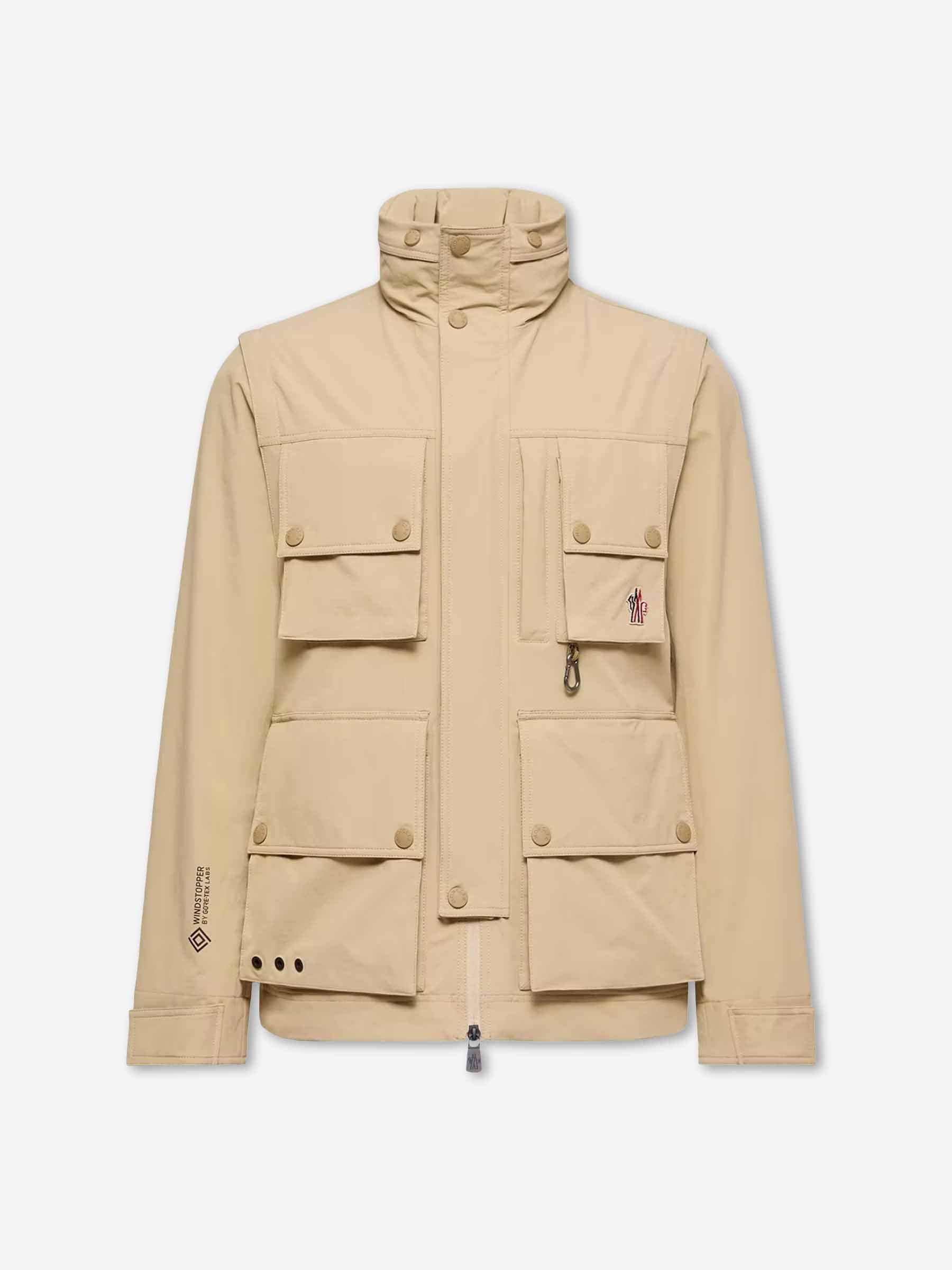 Moncler Grenoble Hombre Barcelona Chaqueta Lione Capucha color Beige sku 502-001677 01 - Foto 1