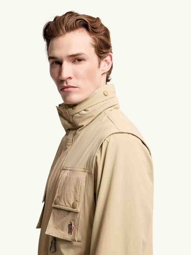 Moncler Grenoble Hombre Barcelona Chaqueta Lione Capucha color Beige sku 502-001677 01 - Foto 5
