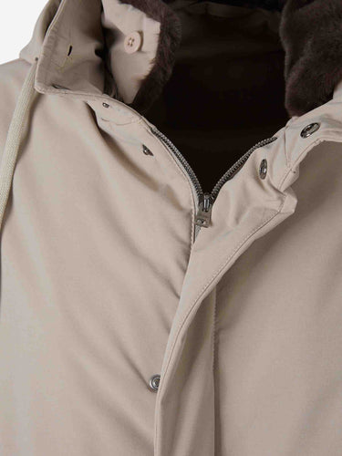 Herno Hombre Barcelona Parka Nylon Capucha color Beige sku 502-001687 01 - Foto 3