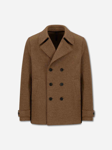 Harris Wharf Hombre Barcelona Abrigo Corto Lana color Caramelo sku 502-001689 01 - Foto 1