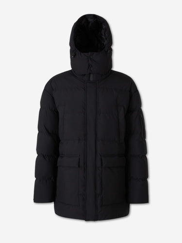 Herno Hombre Barcelona Plumífero Largo Poliéster color Negro sku 502-001699 01 - Foto 1