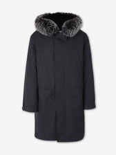 Yves Salomon Hombre Barcelona Parka Pelo color Negro sku 502-001701 01 - Foto 1