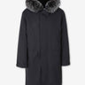 Yves Salomon Hombre Barcelona Parka Pelo color Negro sku 502-001701 01 - Foto 1