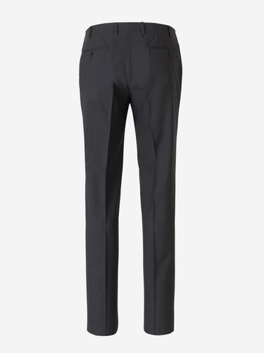 Canali Hombre Barcelona Pantalones Formales Lana color Gris Antracita sku 321-000323 02 - Foto 2