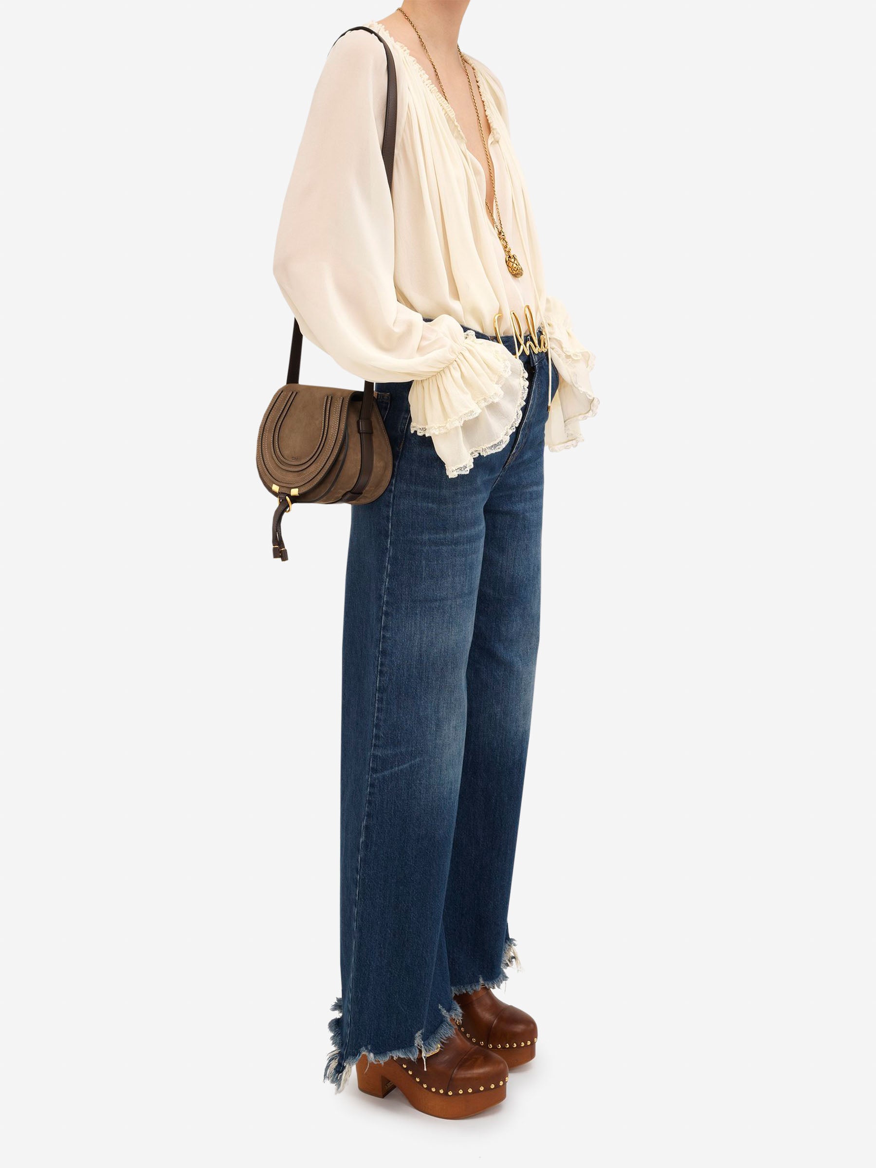 Chlo Marcie Chloe Tasche Marcie Blau Chloé – Marcie S