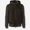 Santa Eulalia Hombre Barcelona Chaqueta Piel Punto color Verde Militar sku 511-000634 01 - Foto 1