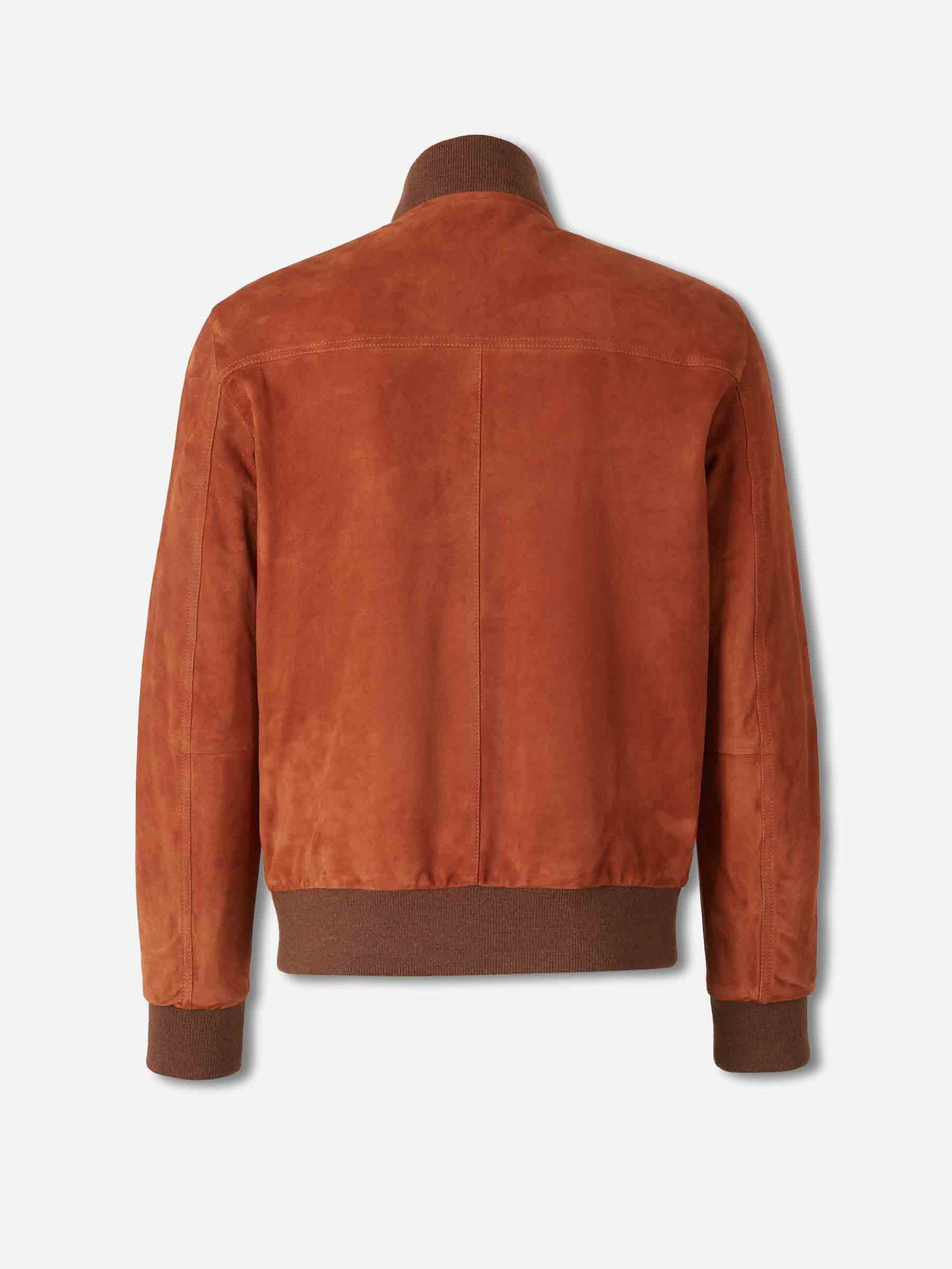 Brioni Hombre Barcelona Chaqueta Bomber Piel color Caramelo sku 511-000636 01 - Foto 2