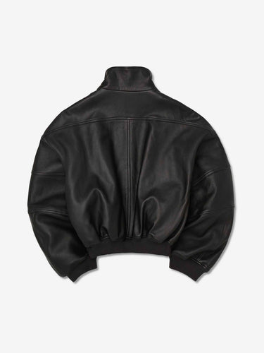 Willy Chavarria Hombre Barcelona Chaqueta Piel Ruff Ride color Negro sku 511-000637 01 - Foto 4