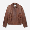 Saint Laurent Hombre Barcelona Chaqueta Cruzada Piel color Marrón sku 511-000638 01 - Foto 1