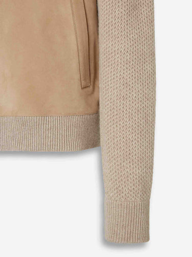 Zegna Hombre Barcelona Chaqueta Punto Suede color Camel sku 511-000642 01 - Foto 4