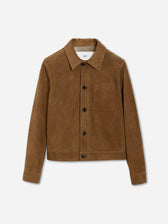 Ami Paris Hombre Barcelona Chaqueta Piel Suede color Caramelo sku 511-000644 01 - Foto 1