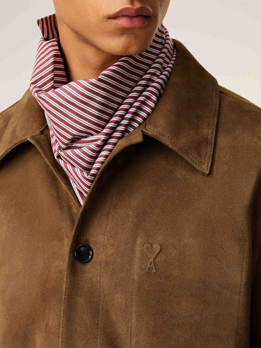 Ami Paris Hombre Barcelona Chaqueta Piel Suede color Caramelo sku 511-000644 01 - Foto 4