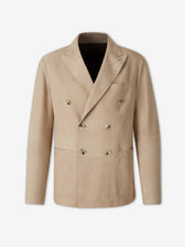 Canali Hombre Barcelona Americana Cruzada Ante color Camel sku 511-000645 01 - Foto 1